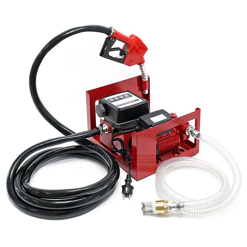 4 డిజిట్ ఫ్లో మీటర్‌తో సెల్ఫ్ ప్రైమింగ్ ఎలక్ట్రిక్ ఆయిల్ డీజిల్ ట్రాన్స్‌ఫర్ పంప్